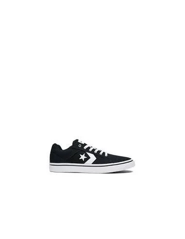 Converse One Star Ox Black Suede Child Trainers Shoes